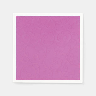 Princess Berry Pink Fairy Tale Damask Wedding Serviette