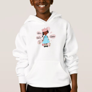 Princess Big Sister African American Hoodie