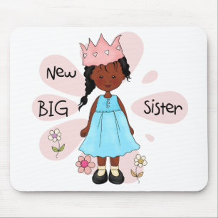Princess Big Sister African American Mousepad