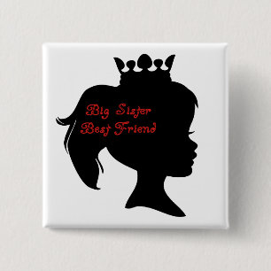 Princess Big Sister Best Friend Button