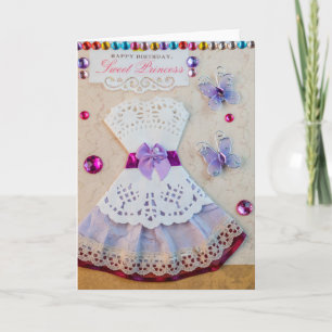 Princess Birthday Card Karte