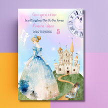 Princess Birthday Einladung