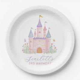Princess Birthday Enchanted Castle Girls Party Pappteller
