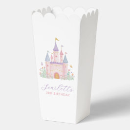 Princess Birthday Enchanted Castle Popcorn  Geschenkschachtel