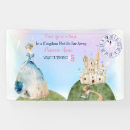 Princess Birthday Kids Banner