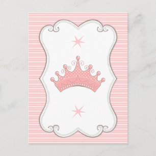 Princess Birthday Party macht Ihre eigenen Bannerk Postkarte