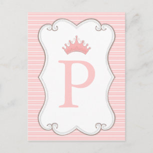 Princess Birthday Party macht Ihre eigenen Bannerk Postkarte