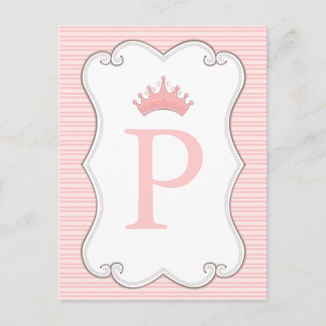 Princess Birthday Party macht Ihre eigenen Bannerk Postkarte (Vorderseite)