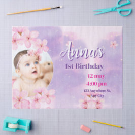 Princess birthday seidenpapier