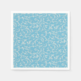 Princess Blue Royal Storybook Fairy Tale Chic Serviette