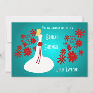 Princess & Blume Bridal Dusche Einladung 3