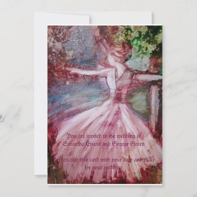 "Princess Bride" Einladung zur Hochzeit (Vorderseite)