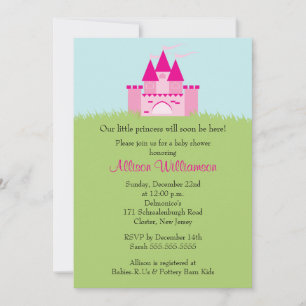 Princess Castle Baby Dusche Einladung