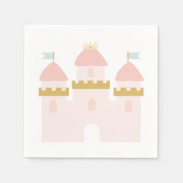 Princess Castle Birthday Napkin Serviette