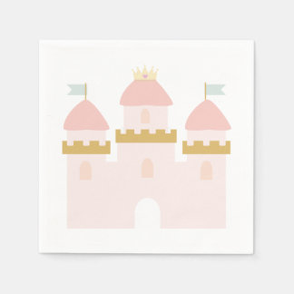 Princess Castle Birthday Napkin Serviette