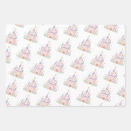 Princess Castle Birthday Party Girls Geschenkpapier Set