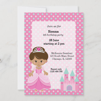 Princess & Castle Einladung