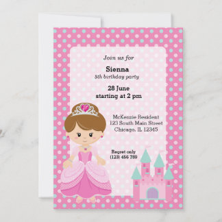 Princess & Castle Einladung