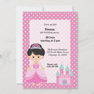 Princess & Castle Einladung