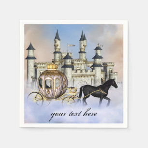 Princess Castle Fairy Tale Serviette