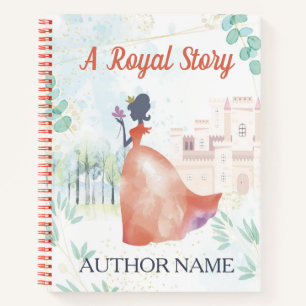 Princess Castle Fantasy Book Cover Notebook Notizbuch