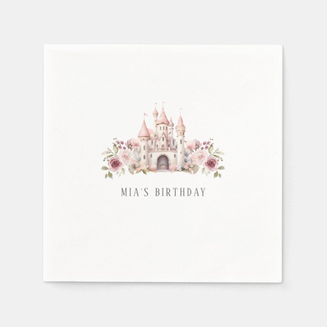 Princess Castle Serviette (Vorderseite)