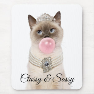 Princess Cat Blowblase Kaugummi Mousepad
