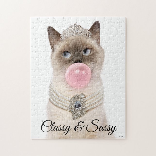 Princess Cat Blowblase Kaugummi Puzzle (Vertikal)