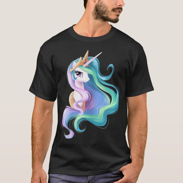 Princess Celestia Unicorn T-Shirt (Vorderseite)