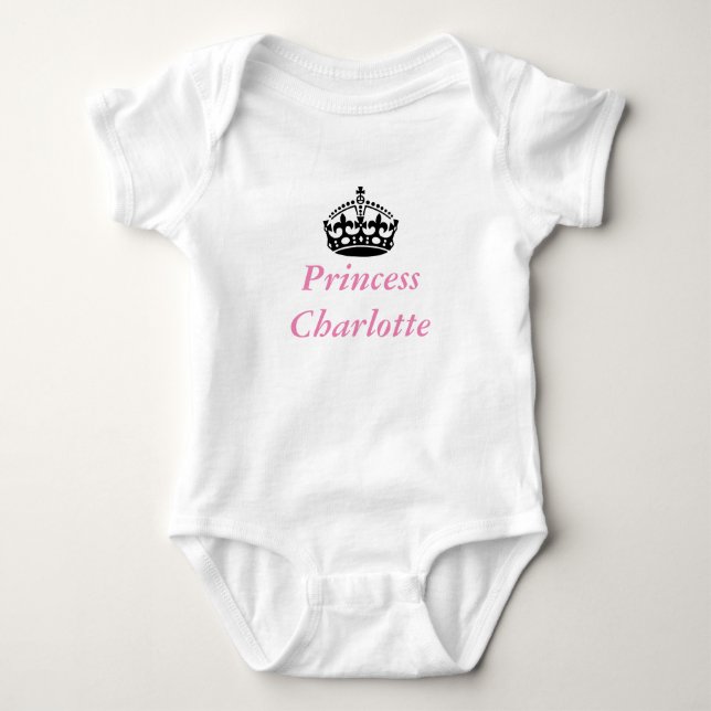 Princess Charlotte Baby Strampler (Vorderseite)