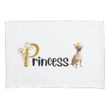 Princess Chihuahua Personalisiert Pillowcase