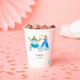 Princess Cinderella Geburtstagsparty Dekoration Pappbecher