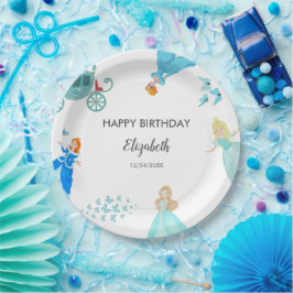 Princess Cinderella Geburtstagsparty Dekoration Pappteller