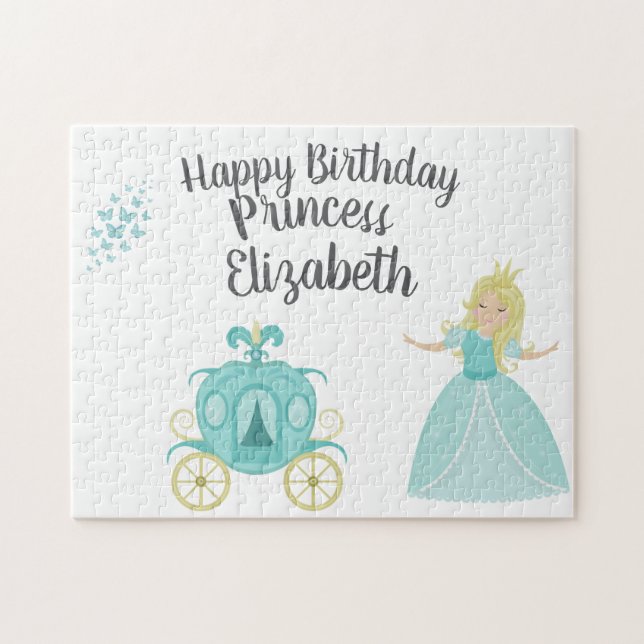 Princess Cinderella Geburtstagsparty Dekoration Puzzle (Horizontal)