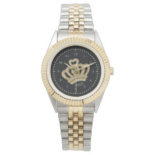 Princess Crown 2-Tone Monogram eWatch Armbanduhr