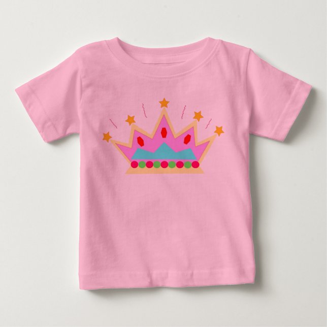 Princess Crown Baby T-shirt (Vorderseite)