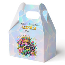 Princess Crown Birthday 4.5"w x 2.75"l x 5.5"h