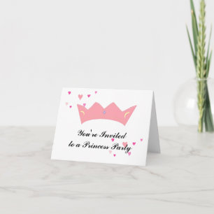 Princess Crown Einladung