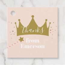 Princess Crown Girls Geburtstagsparty Danke