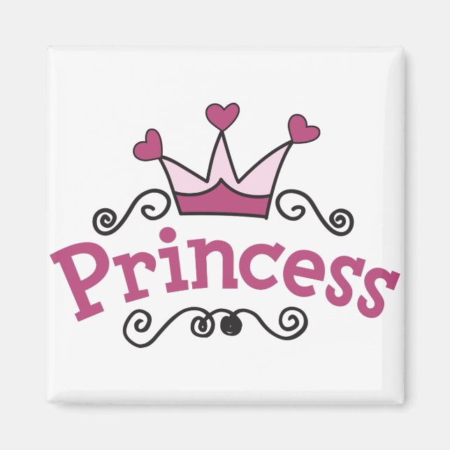 Princess Crown Magnet (Vorne)