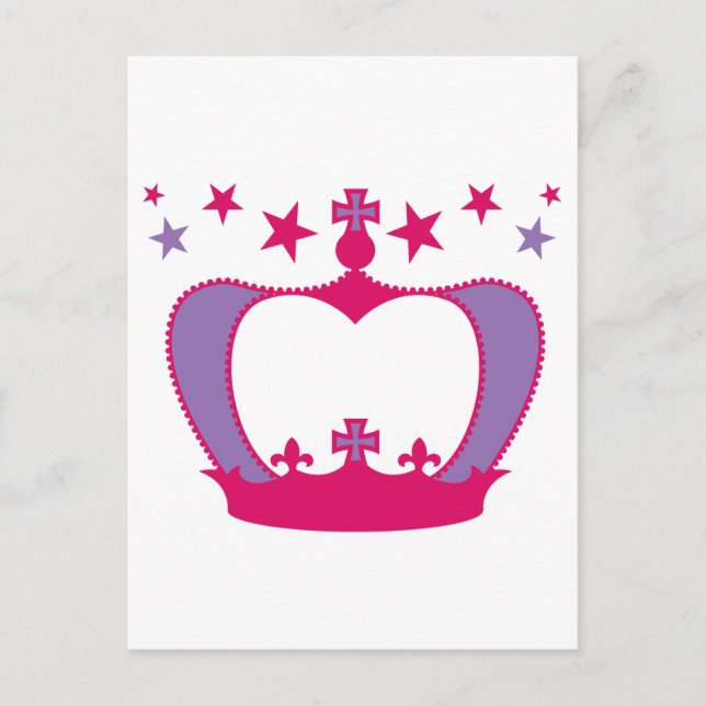 Princess Crown Postkarte (Vorderseite)