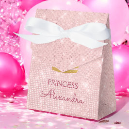 Princess Crown Rose Gold Blush Pink Sparkone Geschenkschachtel