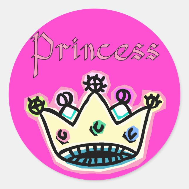 Princess Crown Stickers (Vorderseite)