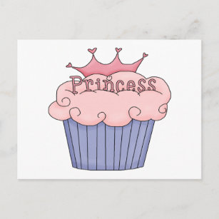 Princess Cupcake Postkarte
