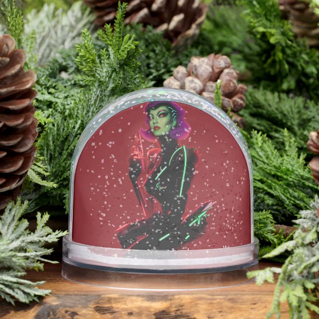 Princess Cybrella at the Cyberpunk Ball Schneekugeln (Winter)