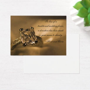 Princess Diamond Ring Wedding Wohltätigkeit Fevor 