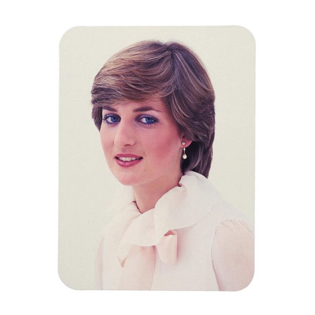 Princess Diana 1980 Magnet (Vertikal)