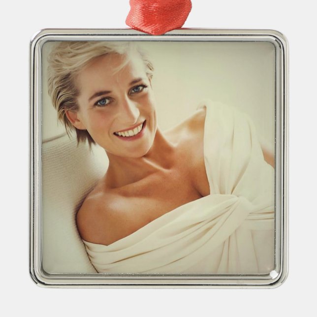 Princess Diana 1997 Ornament Aus Metall (Vorne)