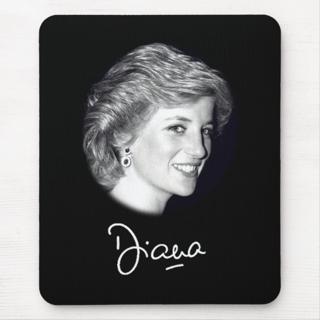 Princess Diana Autograph Mousepad (Vorne)