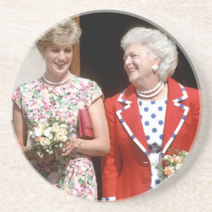 Princess Diana-Barbara Bush Getränkeuntersetzer